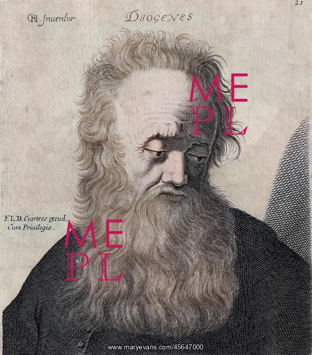  : DIOGENES (412 - 323 BC), Greek philosopher