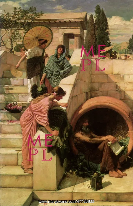  : Diogenes, by J W Waterhouse