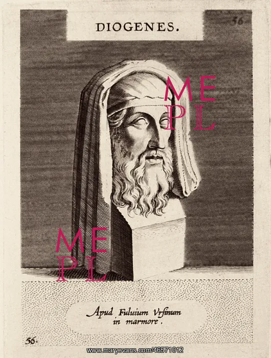 : DIOGENES of Sinope (413-323 BC) : DIOGENES of Sinope (413-323 BC)