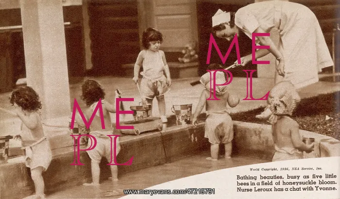 : DIONNE QUINTUPLETS / BATH : DIONNE QUINTUPLETS / BATH