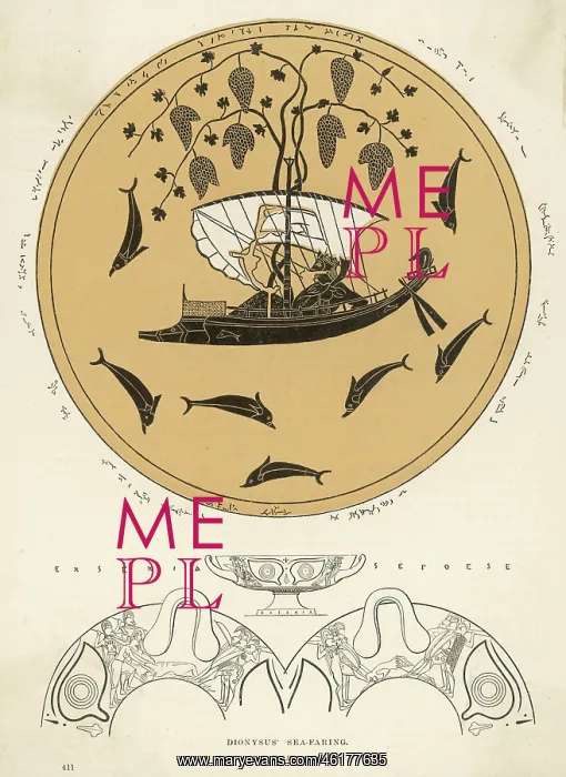: Dionysos Sea Faring - Vase : Dionysos Sea Faring - Vase