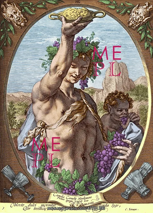 : Dionysus, or Bacchus, God of Wine : Dionysus, or Bacchus, God of Wine