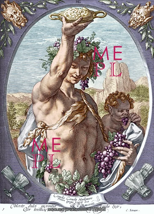 : Dionysus, or Bacchus, God of Wine : Dionysus, or Bacchus, God of Wine