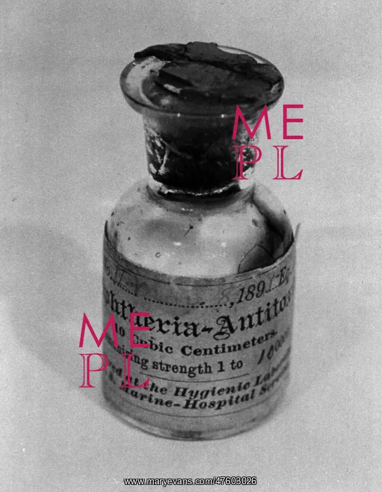 : Diphtheria Antitoxin Bottle, 1895 : Diphtheria Antitoxin Bottle, 1895