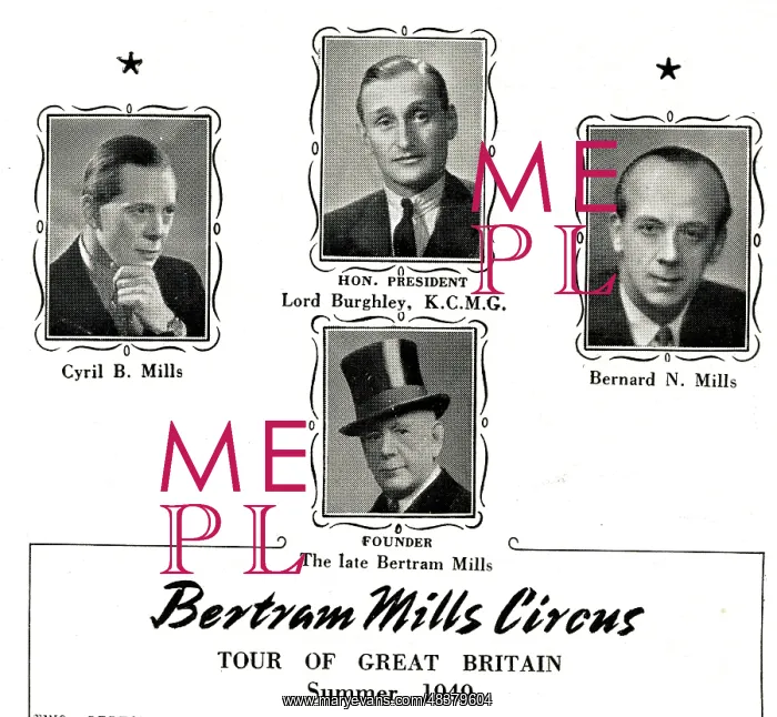 : Directors of Bertram Mills Circus : Directors of Bertram Mills Circus