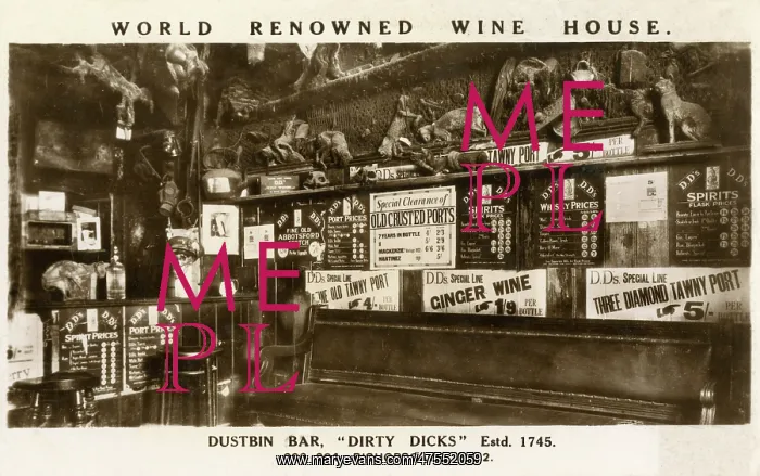 : Dirty Dicks Bar in London : Dirty Dicks Bar in London