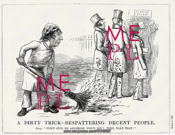 : A Dirty Trick - Bespattering Decent People 1853 : A Dirty Trick - Bespattering Decent People 1853