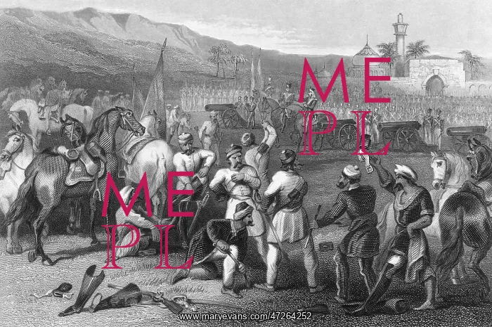  : DISARMING SEPOYS / 1857