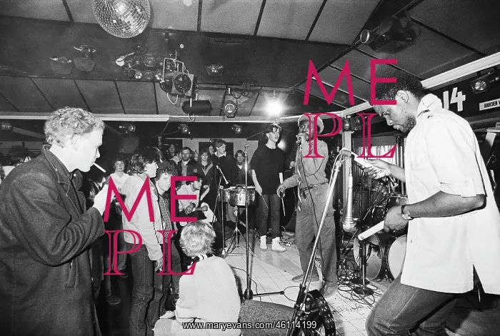 : Disco U4. Concert in the Viennese Club U4. 1982. Photograph by Nora Schuster : Disco U4. Concert in the Viennese Club U4. 1982. Photograph by Nora Schuster