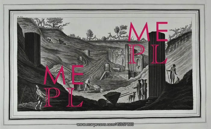 : Discovery of the temple of Isis at Pompeii : Discovery of the temple of Isis at Pompeii