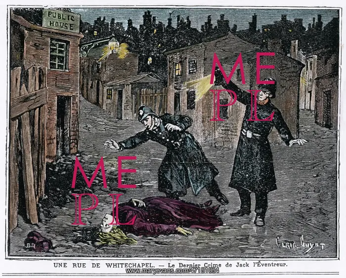 : Discovery of a victim of Jack the Ripper - Whitechapel : Discovery of a victim of Jack the Ripper - Whitechapel