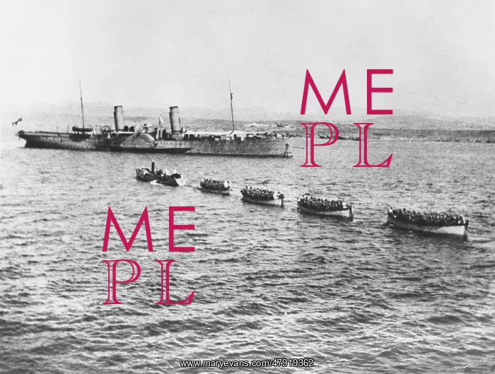 : Disembarking in Mudros WWI : Disembarking in Mudros WWI