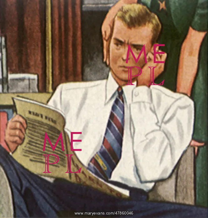  : Disgruntled Man wearing Tie
