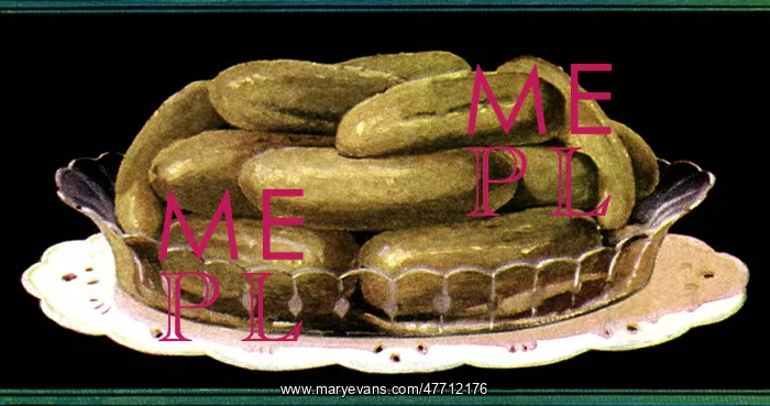 : Dish of Dill Pickles : Dish of Dill Pickles