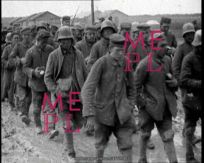 : Dishevelled Looking German Prisoners Of War : Dishevelled Looking German Prisoners Of War