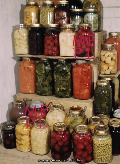 : Display of home-canned food : Display of home-canned food