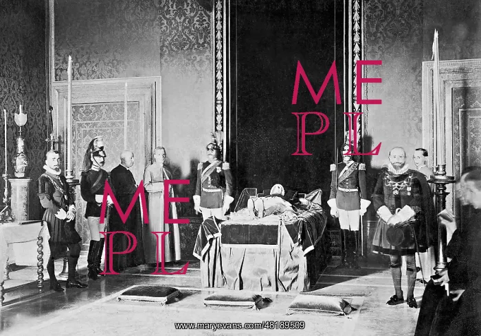 : Display of Pope Leo XIII's body, 1903 : Display of Pope Leo XIII's body, 1903