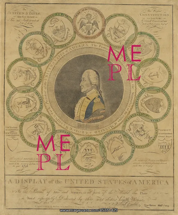 : A Display of the United States of America : A Display of the United States of America