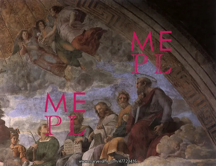  : Disputa, Upper Right, by Raphael