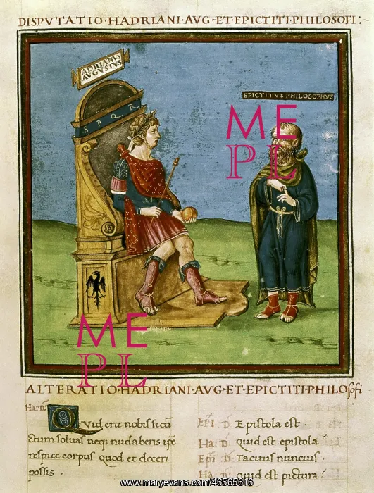 : Dispute between the Emperor Adrian and Epictetus : Dispute between the Emperor Adrian and Epictetus