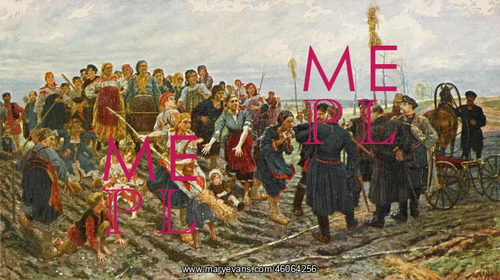 : Dispute between Russian peasants and officials : Dispute between Russian peasants and officials