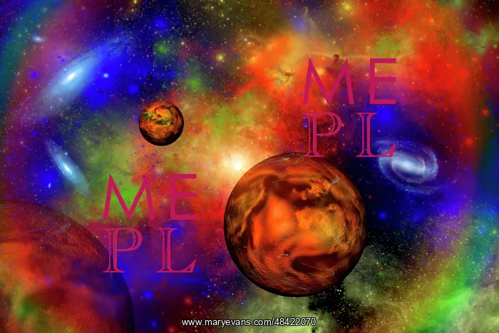 : A distant alien solar system : A distant alien solar system