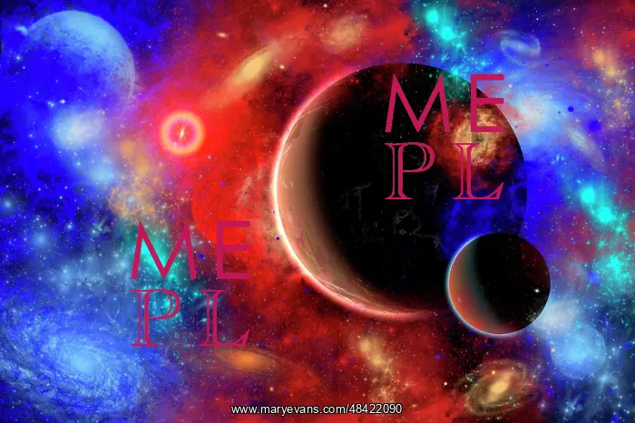 : A distant part of space filled with stars, planets, nebulae : A distant part of space filled with stars, planets, nebulae