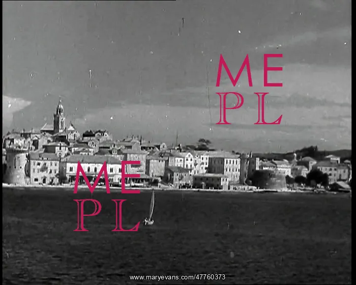 : A Distant View of a Coastal Town Somewhere : A Distant View of a Coastal Town Somewhere