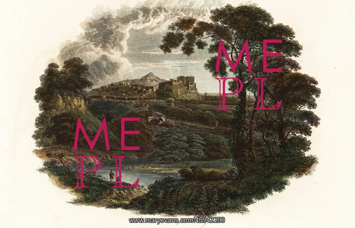 : A distant view of Edinburgh, 1804 : A distant view of Edinburgh, 1804