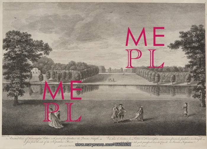 : A Distant View of Kensington Palace : A Distant View of Kensington Palace