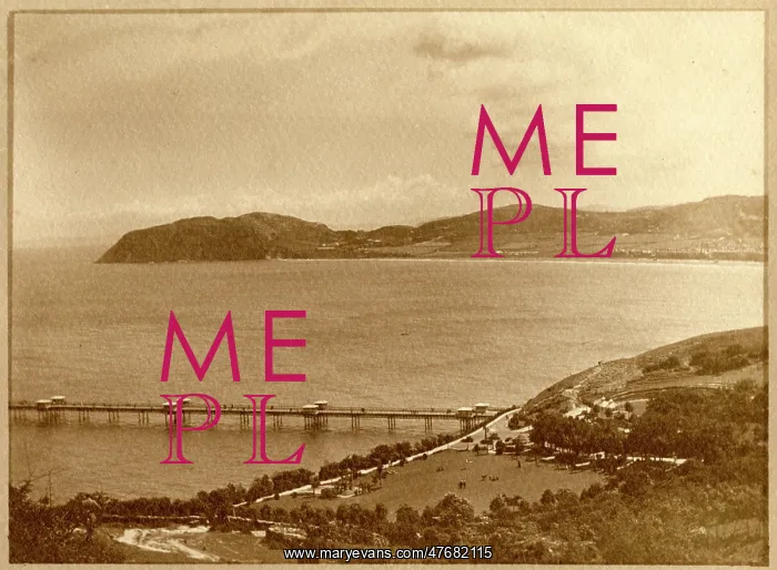  : Distant view of the pier, Llandudno, North Wales