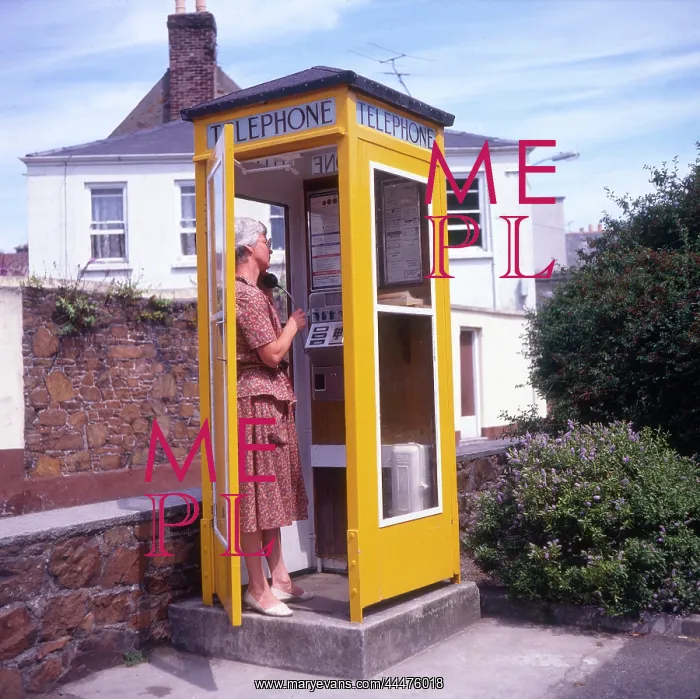  : Distinctive Yellow Telephone Box - Jersey, Channel Islands