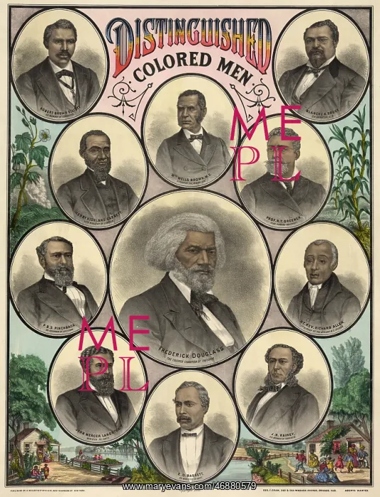 : Distinguished colored men : Distinguished colored men