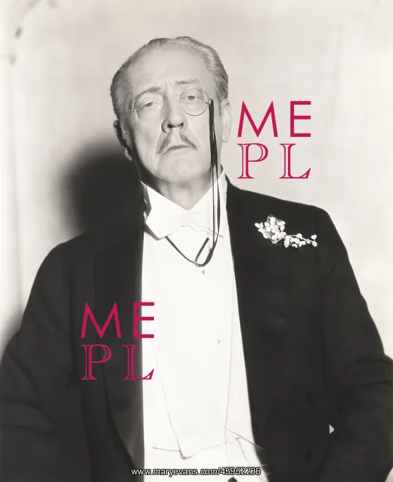 : Distinguished man with monocle : Distinguished man with monocle