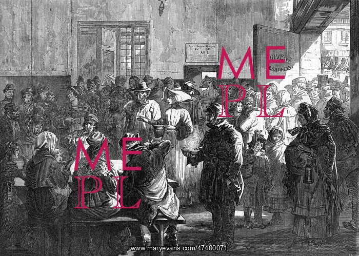 : DISTRESS IN PARIS 1874 : DISTRESS IN PARIS 1874