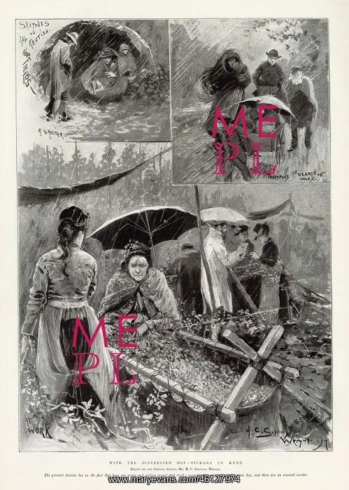 : With the distressed hop pickers in Kent : With the distressed hop pickers in Kent