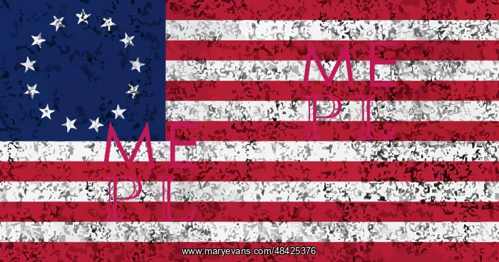 : A distressed version of the 13 star Betsy Ross American flag : A distressed version of the 13 star Betsy Ross American flag