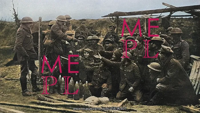 : Distribution of cigarettes at the front, WW1 : Distribution of cigarettes at the front, WW1