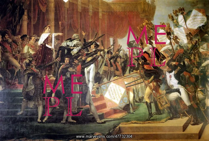 : Distribution of the Eagle Standards, by Jacques-Louis David : Distribution of the Eagle Standards, by Jacques-Louis David