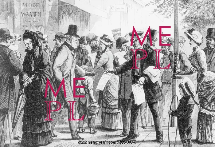 : Distribution of the Extrablatt in Berlin, 19th century : Distribution of the Extrablatt in Berlin, 19th century