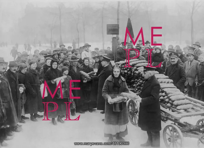 : Distribution of soup and bread, 1926 : Distribution of soup and bread, 1926