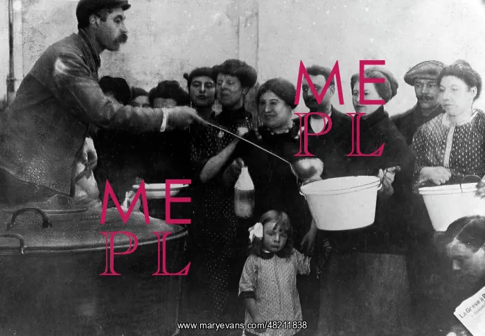 : Distribution of soup in Pairs, 1914 : Distribution of soup in Pairs, 1914