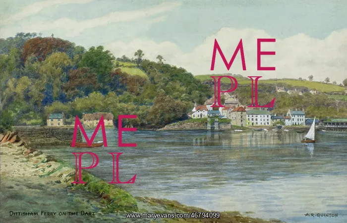 : Dittisham Ferry on the River Dart, Devon : Dittisham Ferry on the River Dart, Devon