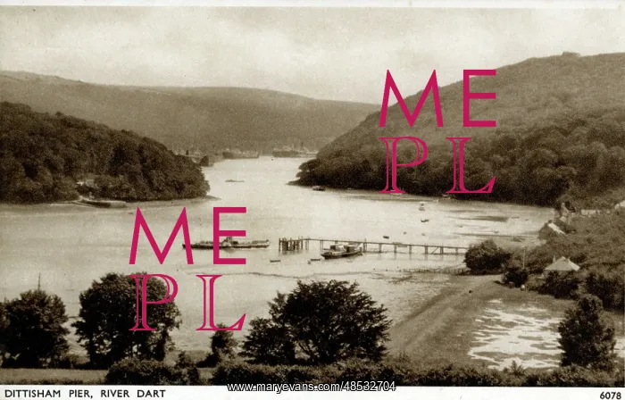 : Dittisham Pier - River Dart, Dittisham, Devon : Dittisham Pier - River Dart, Dittisham, Devon
