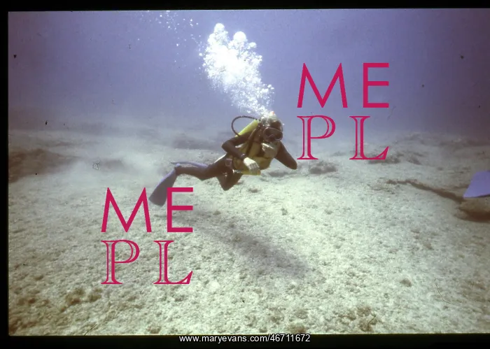  : Diver on the seabed