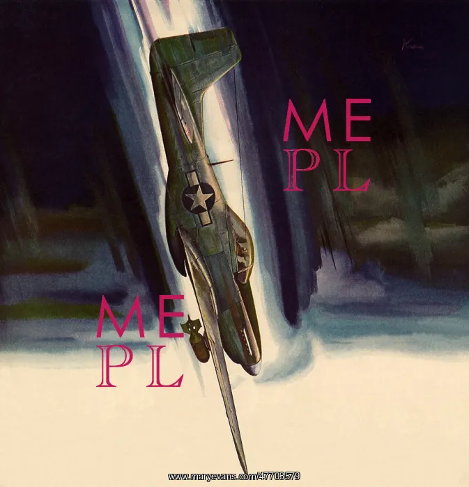  : Diving P-51 Mustang