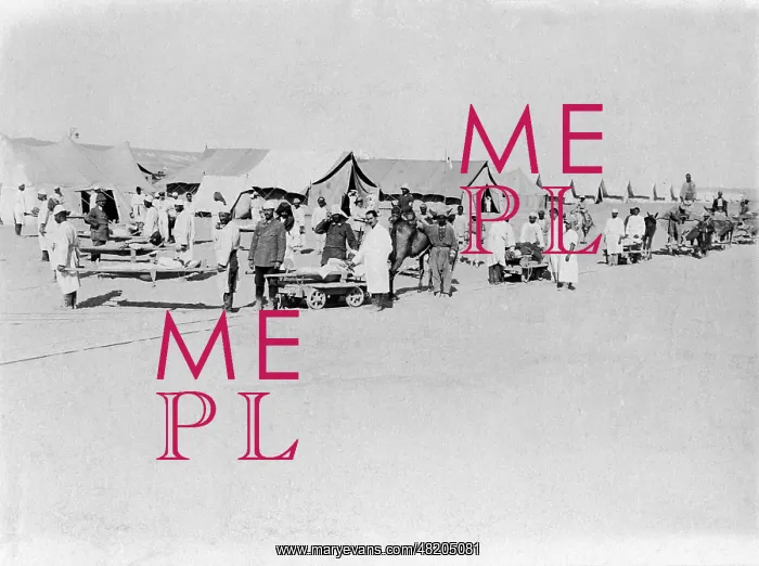 : Division Red Crescent behind the frontline by the Suez Can : Division Red Crescent behind the frontline by the Suez Can