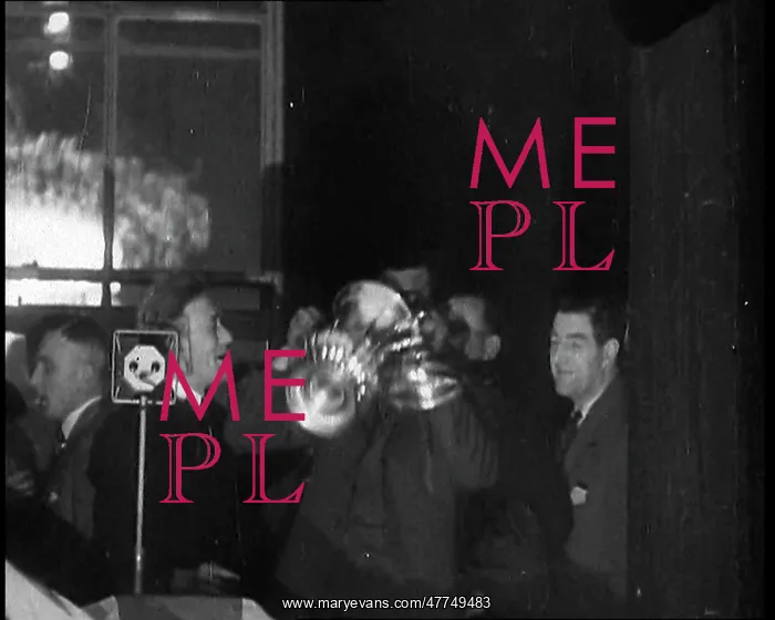: Dixie Dean Holding the FA Cup With Other Everton : Dixie Dean Holding the FA Cup With Other Everton
