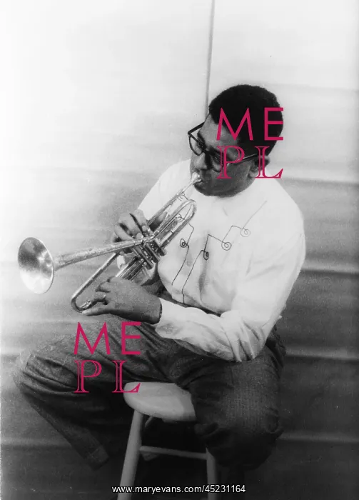 : Dizzy Gillespie, portrait by Carl Van Vechten, ? : Dizzy Gillespie, portrait by Carl Van Vechten, ?