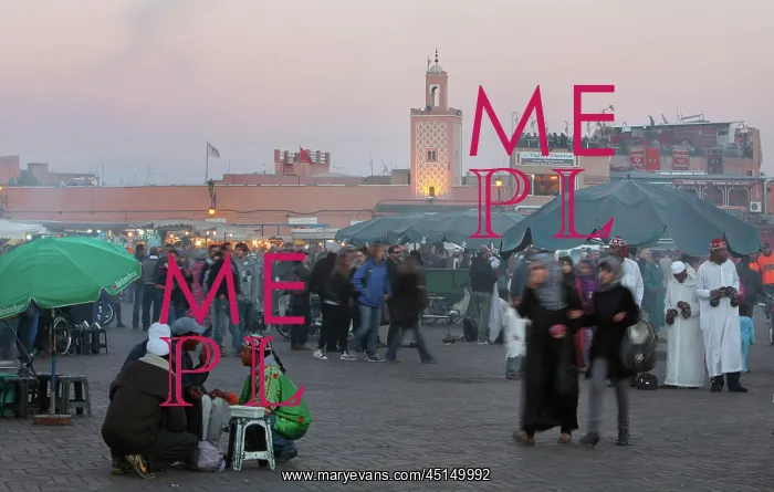 : Djemma el Fna square, Marrakech, Morocco : Djemma el Fna square, Marrakech, Morocco